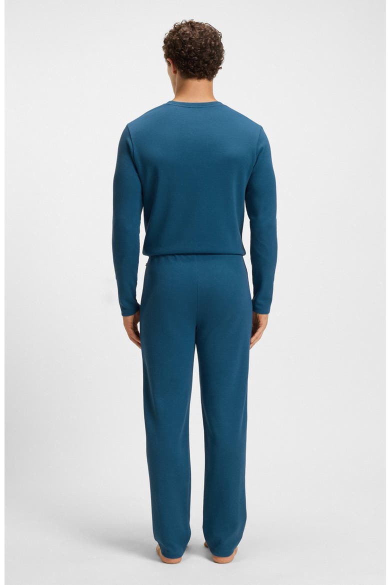 Waffle Knit Lounge Pants, Alternate, color, OPEN BLUE