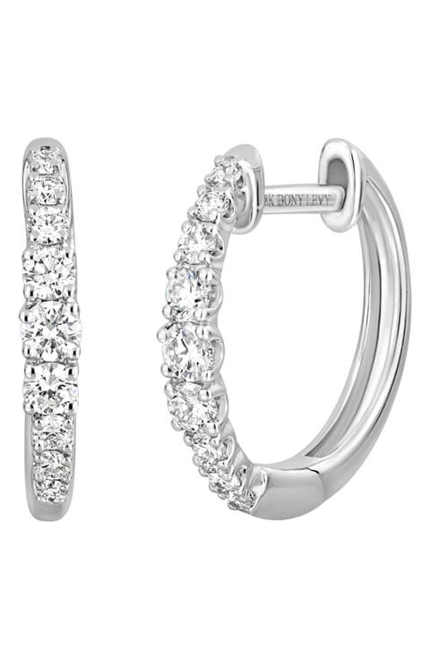 Audrey Diamond Huggie Hoop Earrings (Nordstrom Exclusive)