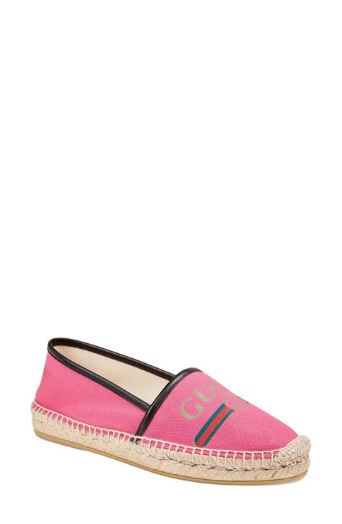 Logo Espadrille Flat (Women)