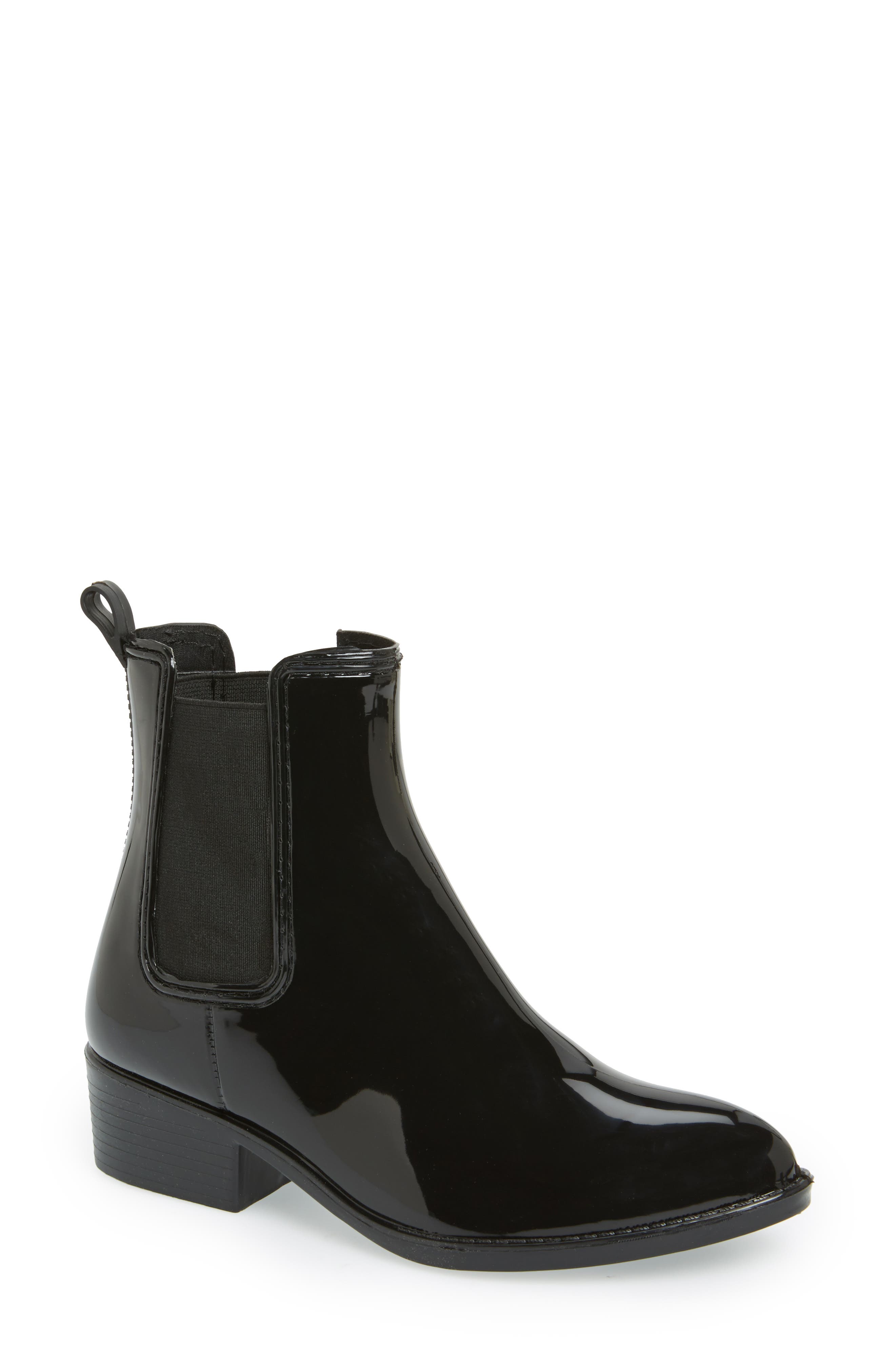 Stormy Rain Boot, Alternate, color, BLACK