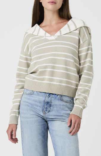 Striped V-Neck Sailor Sweater