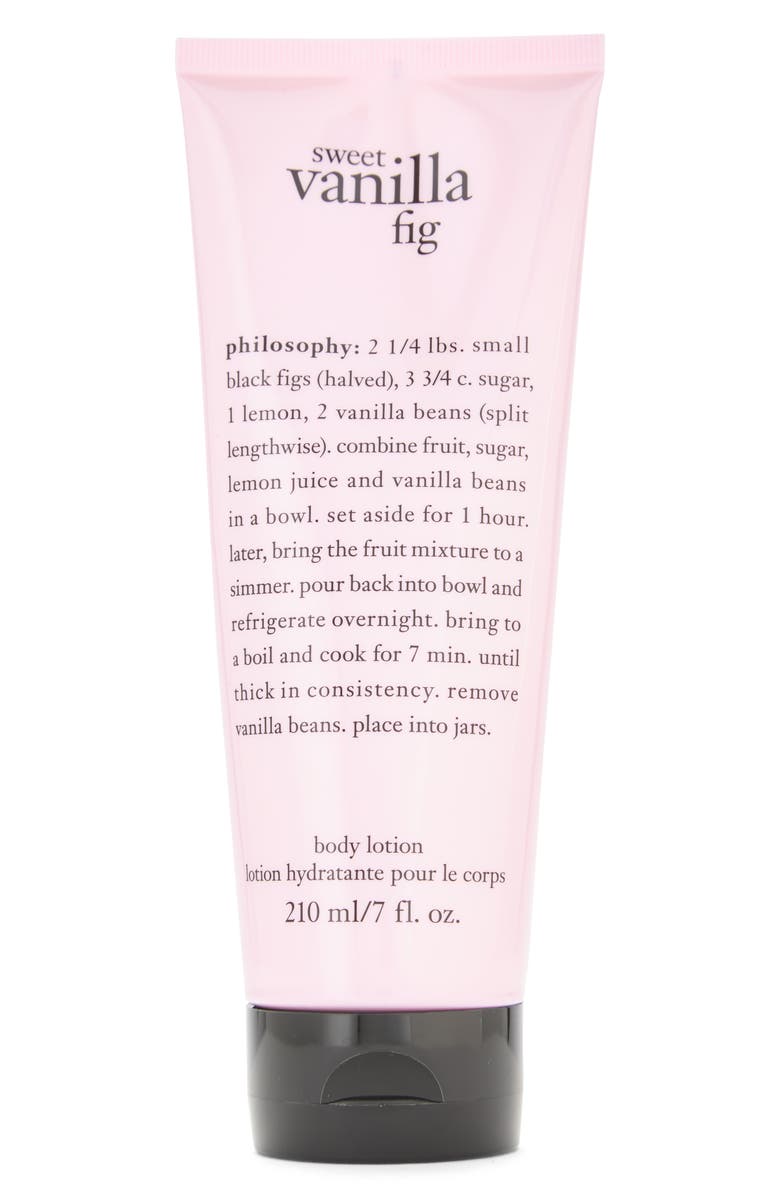 philosophy sweet vanilla fig body lotion - 7 oz., Main, color, 