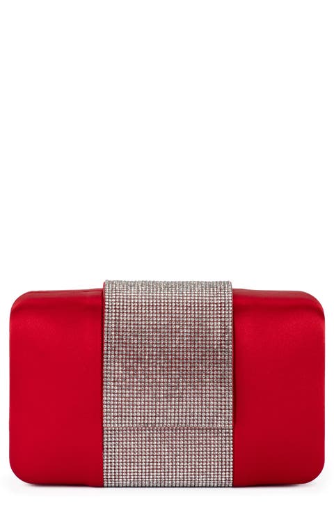 Aubrey Crystal Trim Clutch