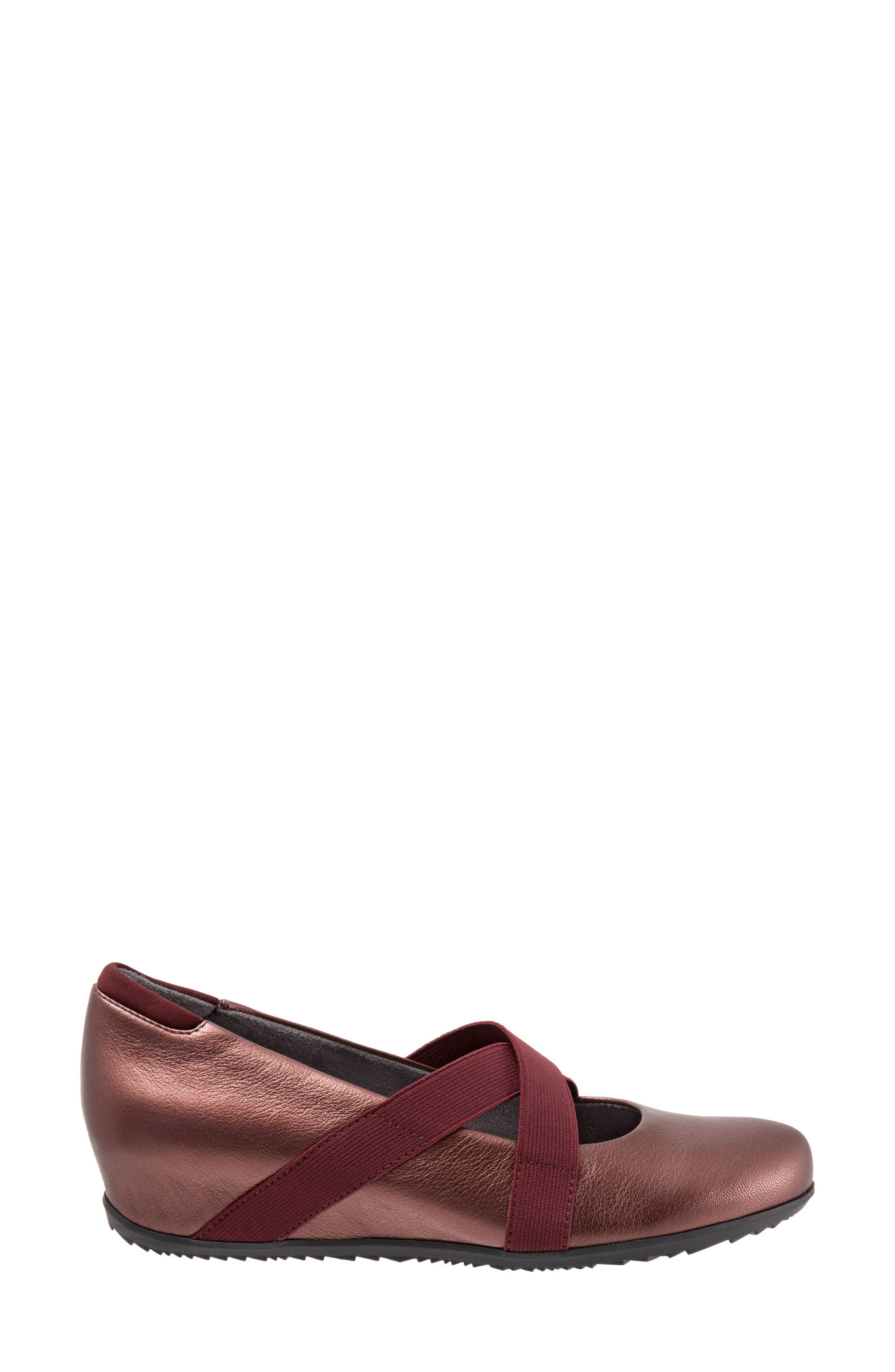 Waverly Mary Jane Wedge, Alternate, color, BURGUNDY LEATHER