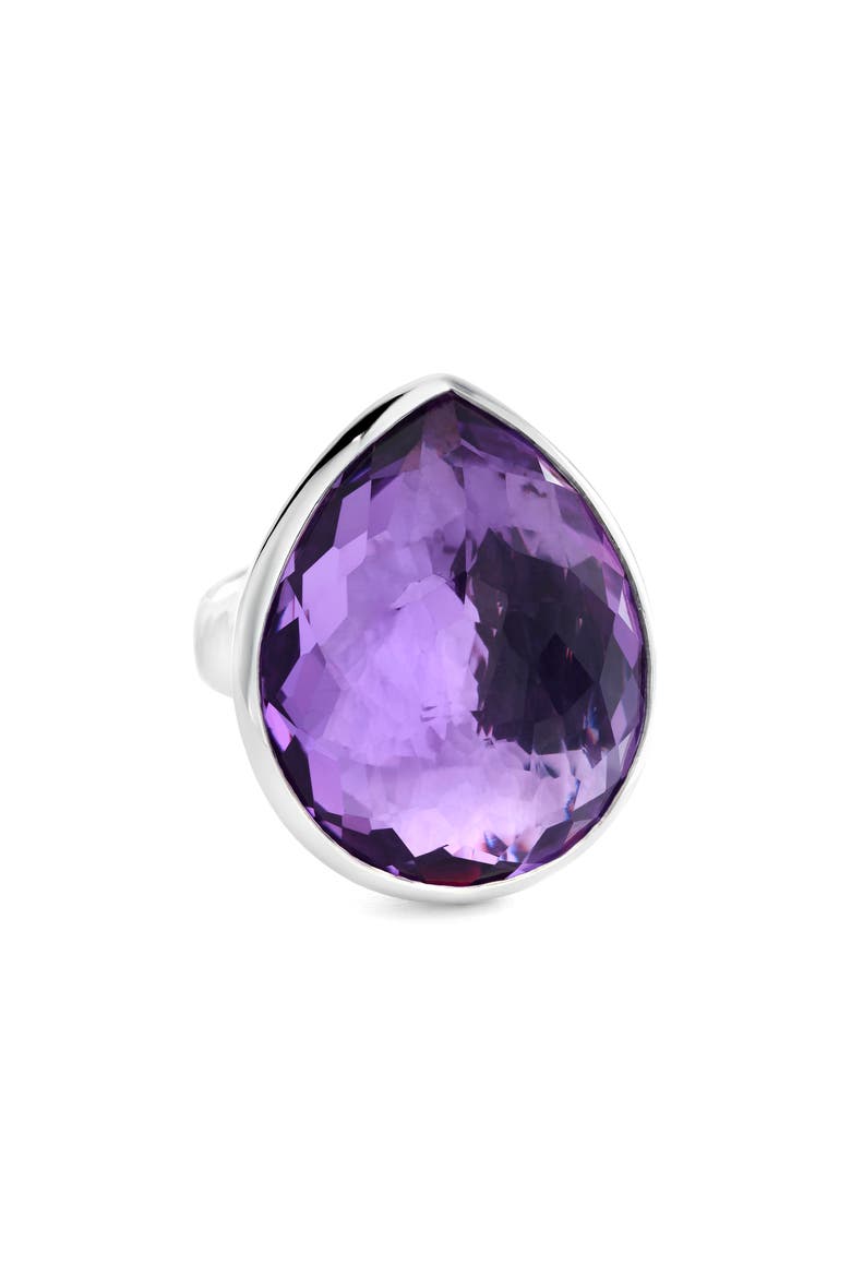 Rock Candy® Teardrop Ring, Alternate, color, SILVER