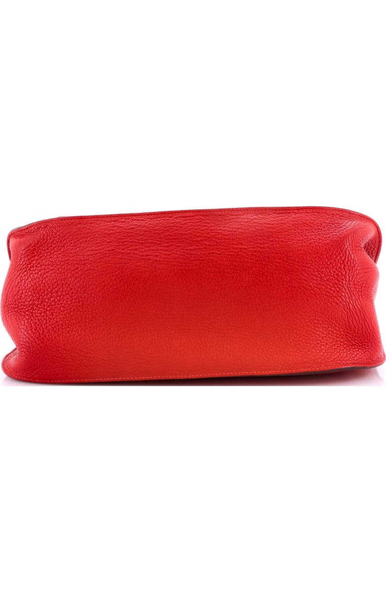 Pre-Owned Hermes Jypsiere Bag Clemence 34, Alternate, color, Rouge Casaque/Rose Jaipur