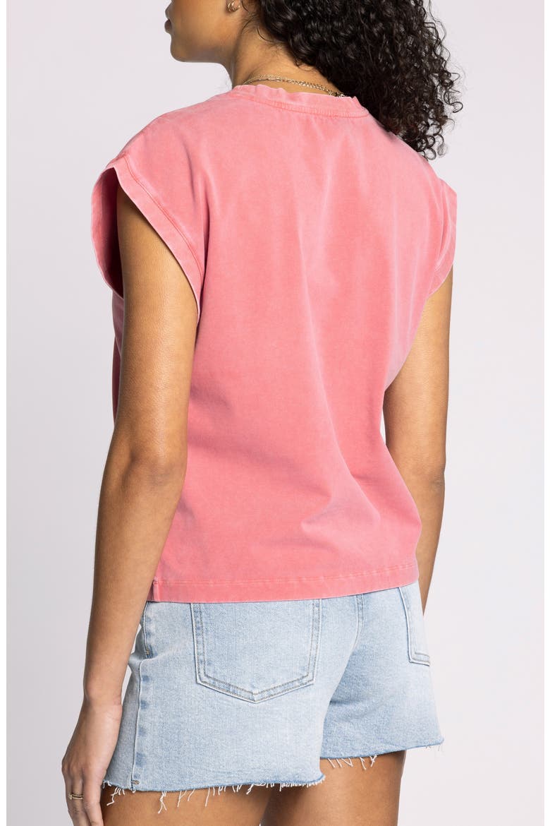 Juno Stretch Cotton Tank Top, Alternate, color, SLATE ROSE