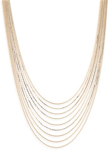 Tasha Multichain Layered Necklace In Gold