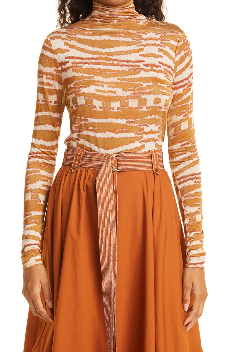 Ulla Johnson Aurelia Turtleneck Top, Main, color,