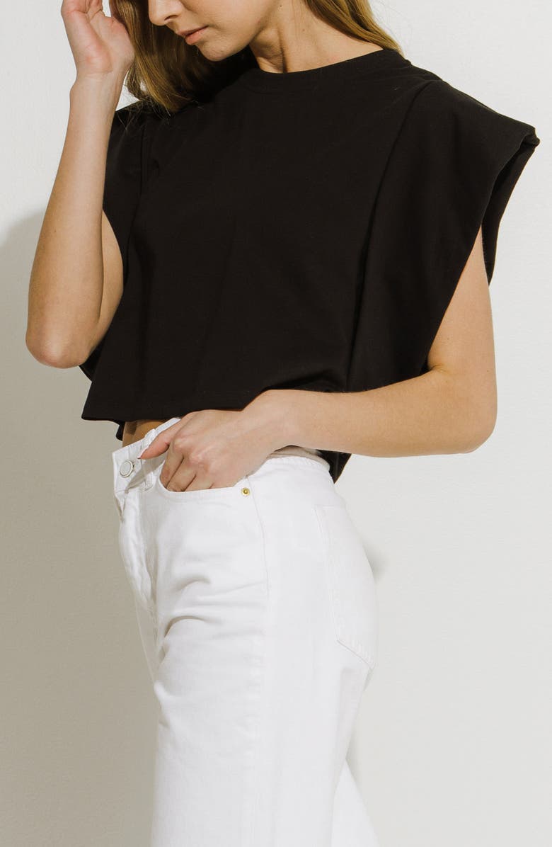 Endless Rose Drop Shoulder Crop Top, Alternate, color, 