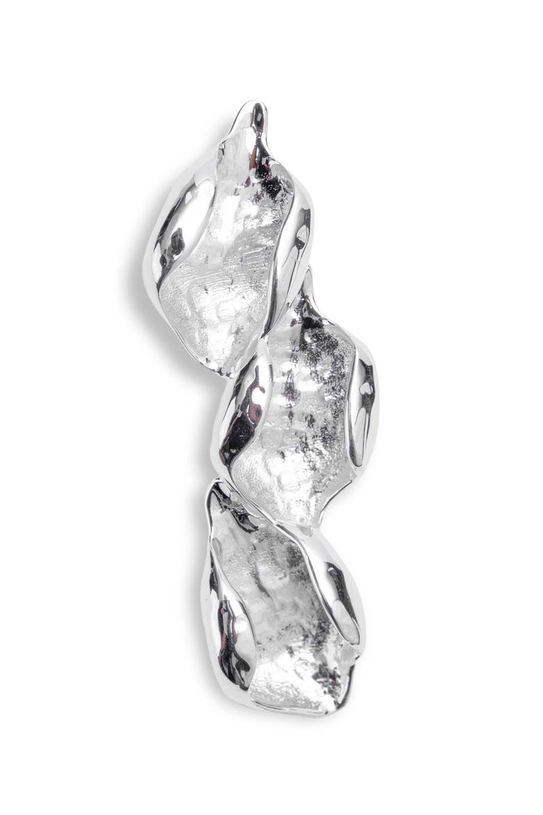 Noa Drop Earrings, Alternate, color, SILVER