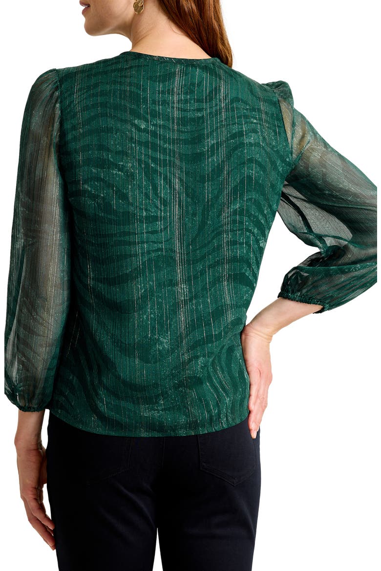 Bayside Zebra Top, Alternate, color, BRINY DEEP