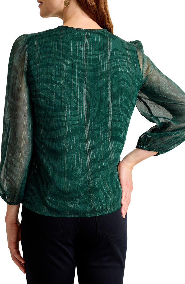 Tommy Bahama Bayside Zebra Top, Alternate, color, Briny Deep