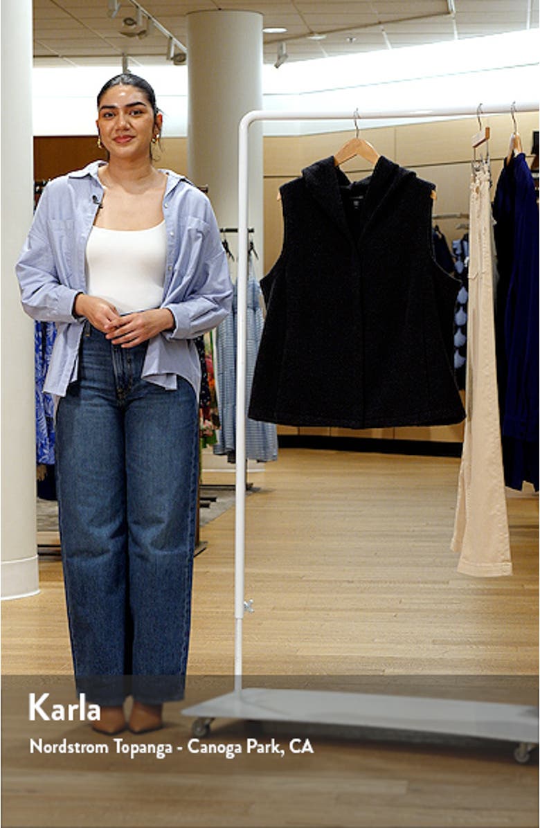 Hooded Wool Blend Vest, sales video thumbnail