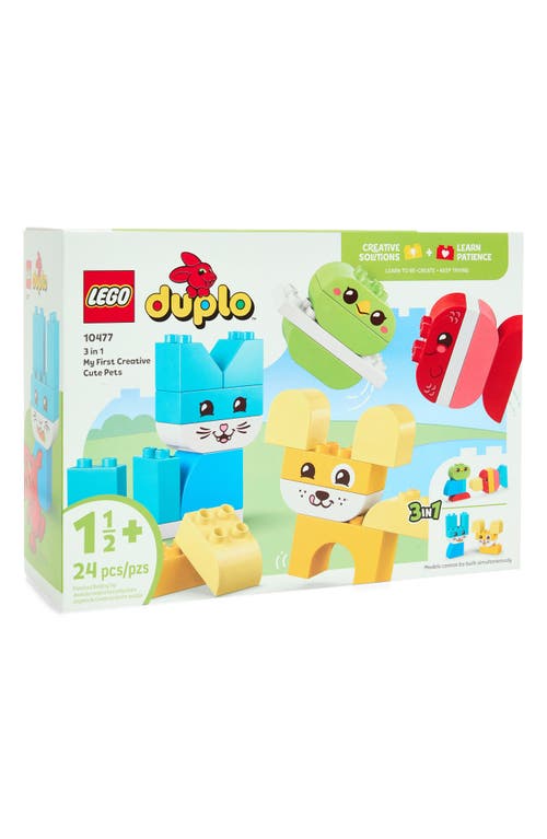 LEGO 1 1/2+ Duplo 3 in 1 Creative Cute Pets - 10477 in Multi at Nordstrom