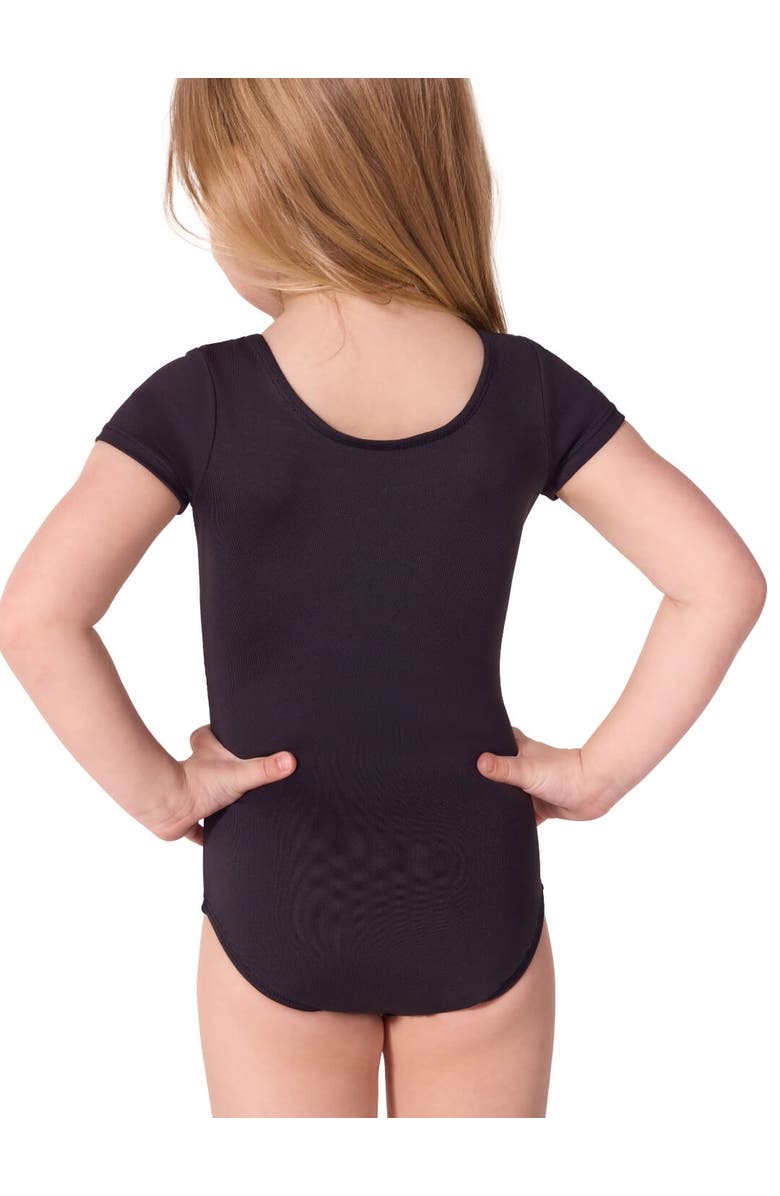 CAPEZIO Future Star Short Sleeve Leotard, Alternate, color, Black