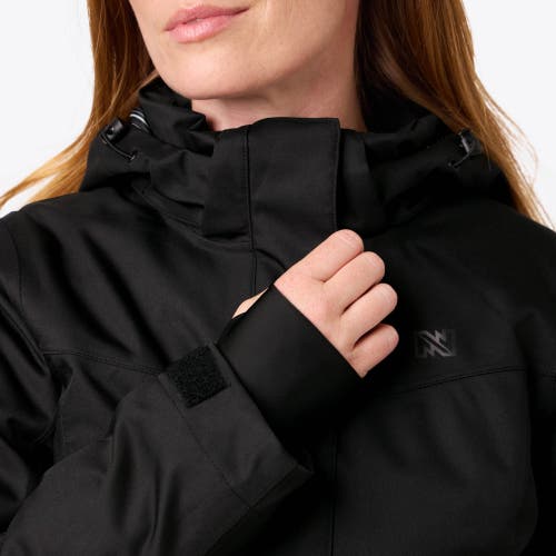 Mobile Warming Heated Waterproof Snow Jacket In Black