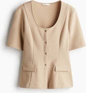 H&M Short-sleeved Cardigan