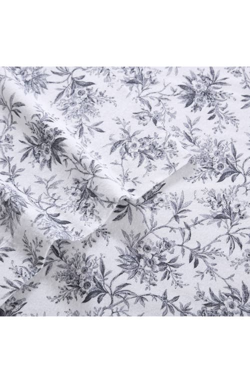 LAURA ASHLEY LAURA ASHLEY FAYE TOILE COTTON FLANNEL SHEET SET