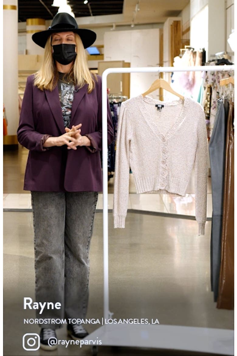 Joyce Cotton Blend Slub Cardigan video