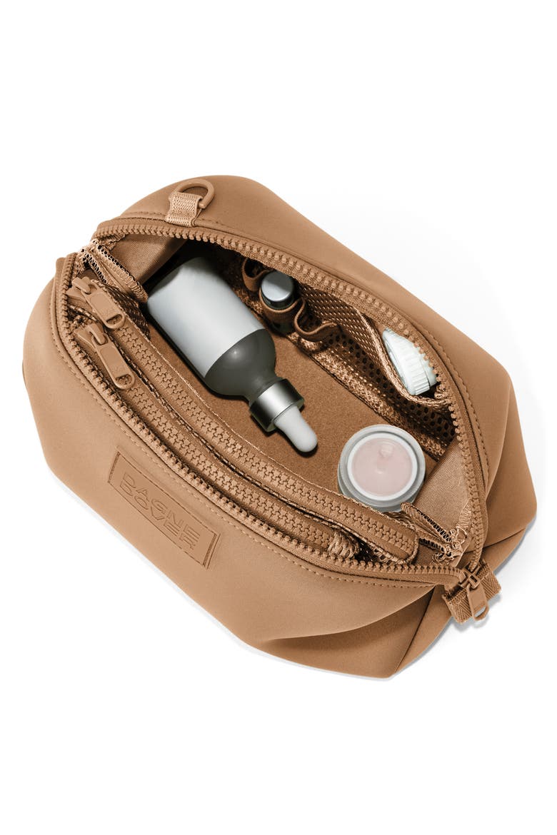 Hunter Large Neoprene Toiletry Bag, Alternate, color, CAMEL