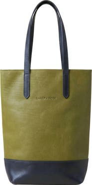 Sarep + Rose Slender Kenya Leather Tote Bag