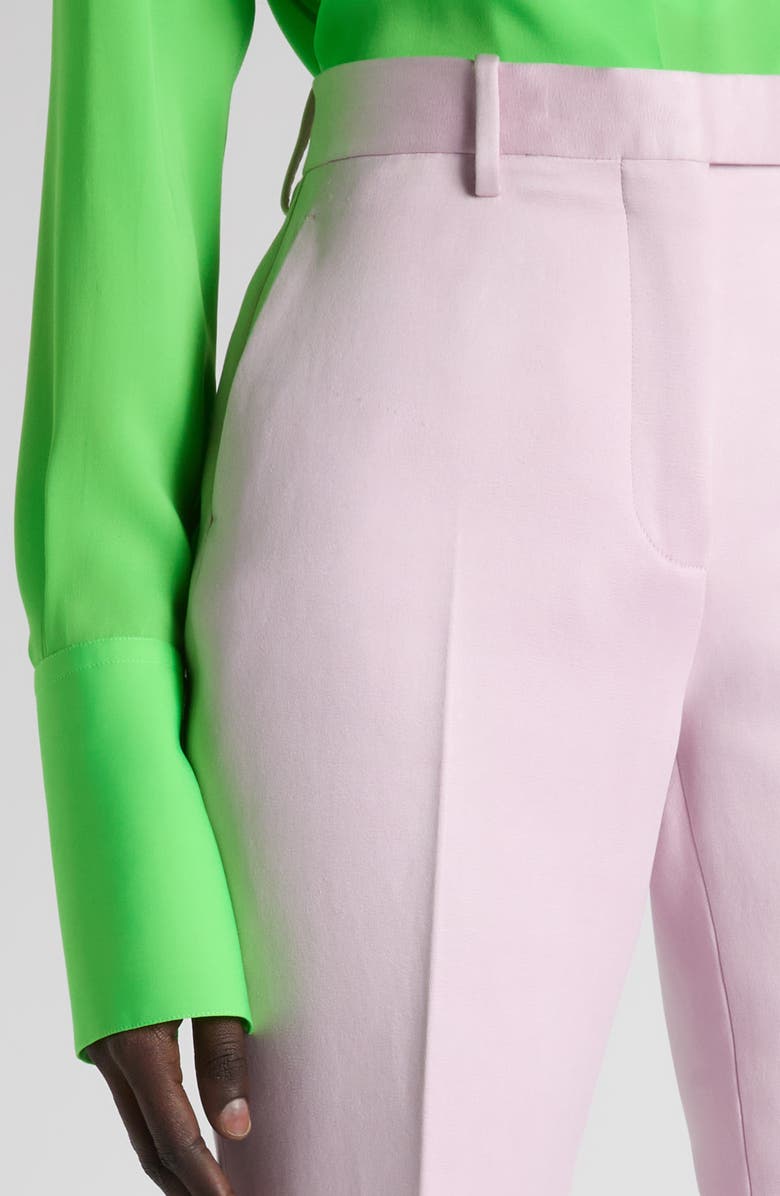 TOM FORD Duchesse Satin Trousers, Alternate, color, Orchid Pink