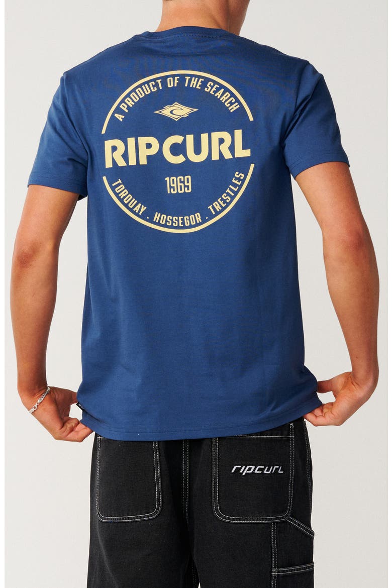 Logo Graphic Cotton T-Shirt, Alternate, color, LIGHT NAVY