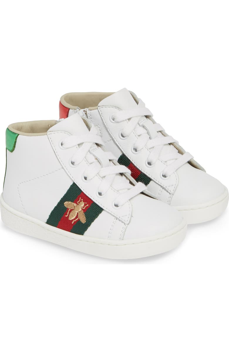 Gucci New Ace High Top Sneaker, Alternate, color,