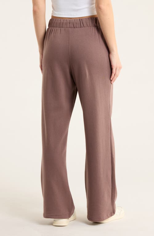 Jessica Simpson Wide Leg Cotton Blend Pants In Neutral