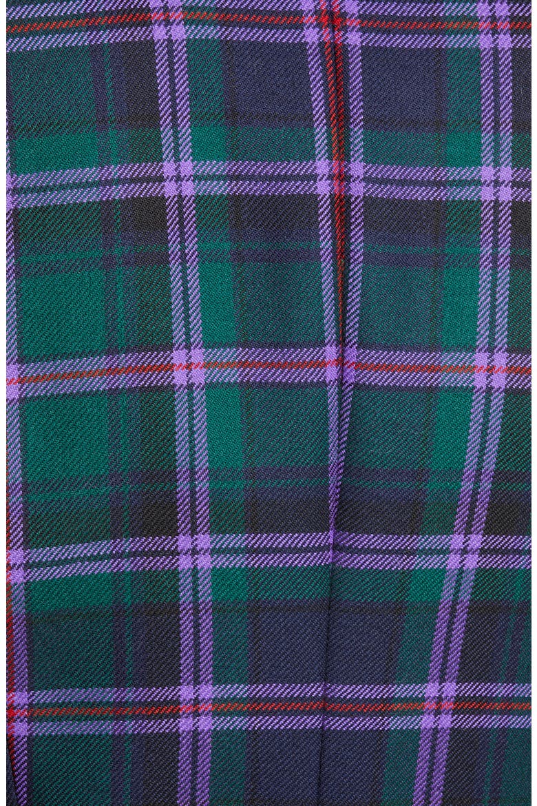 Tartan Peaked Lapel Wool Blazer, Alternate, color, COOPER TARTAN
