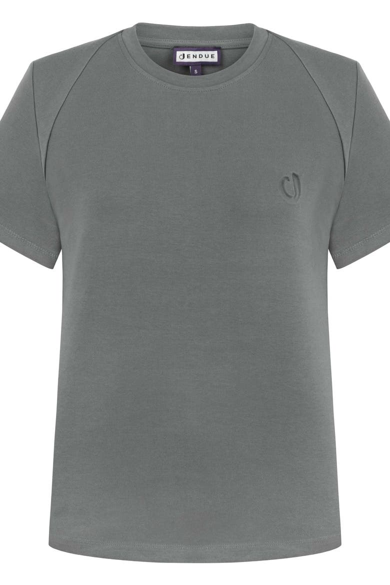 J Logo Oversize Basic T-Shirt, Alternate, color, Purple