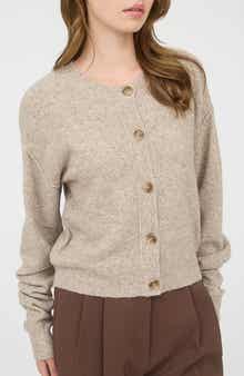 Blu Pepper Crewneck Button Down Cardigan