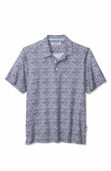 Bahama Coast Flora Tiles IslandZone® Polo