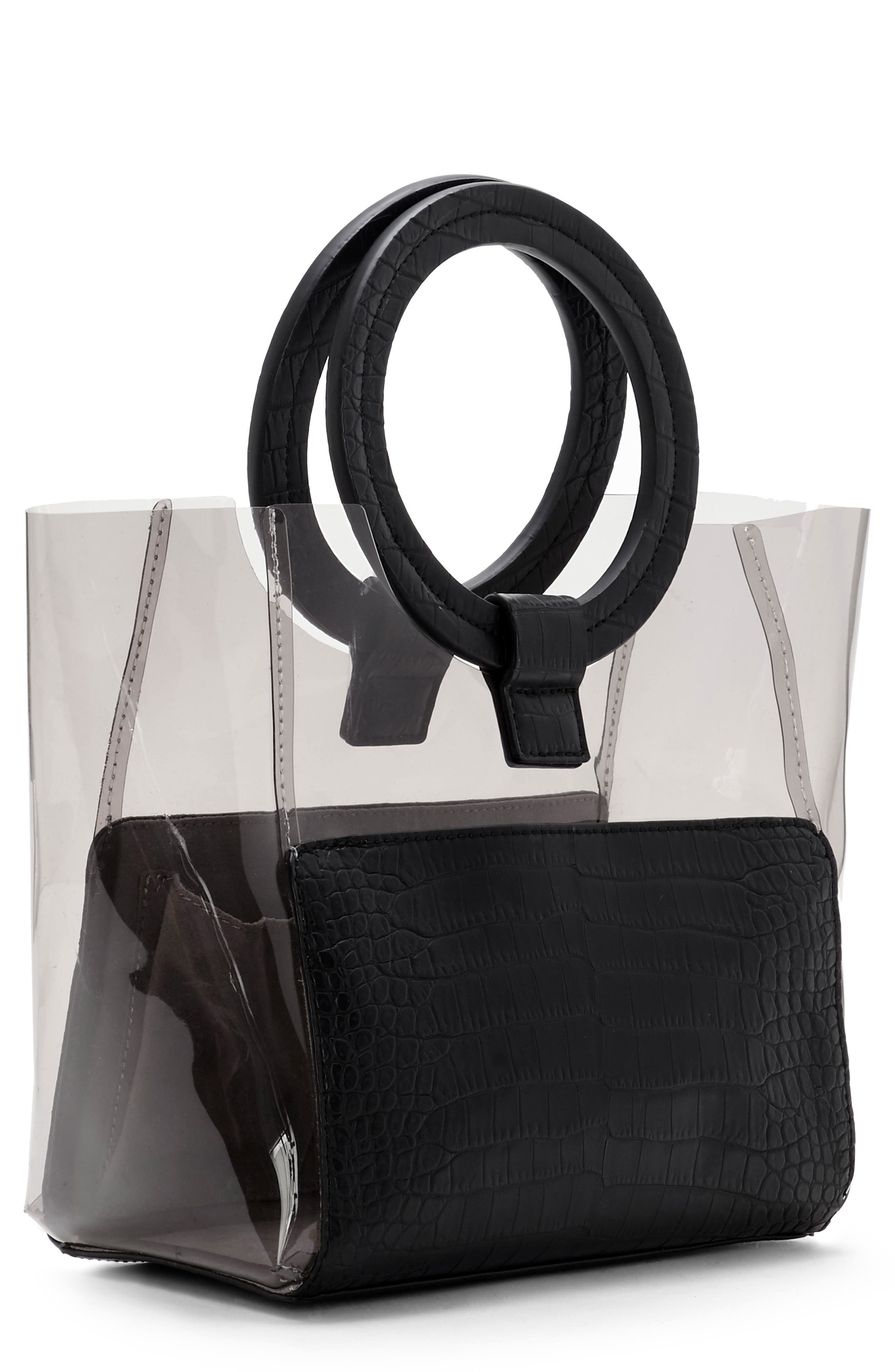 Vince Camuto Small Clea Faux Leather Tote, Alternate, color, 