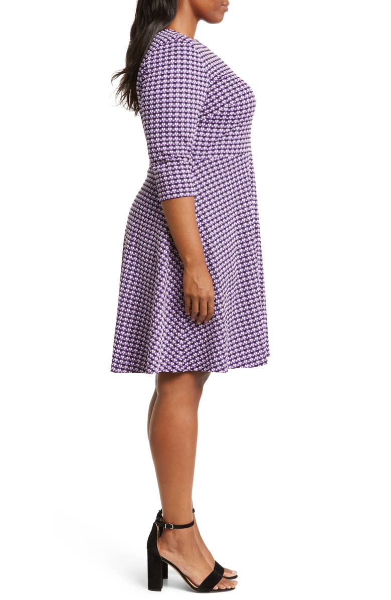 Leota Katherine Fit & Flare Dress, Alternate, color,