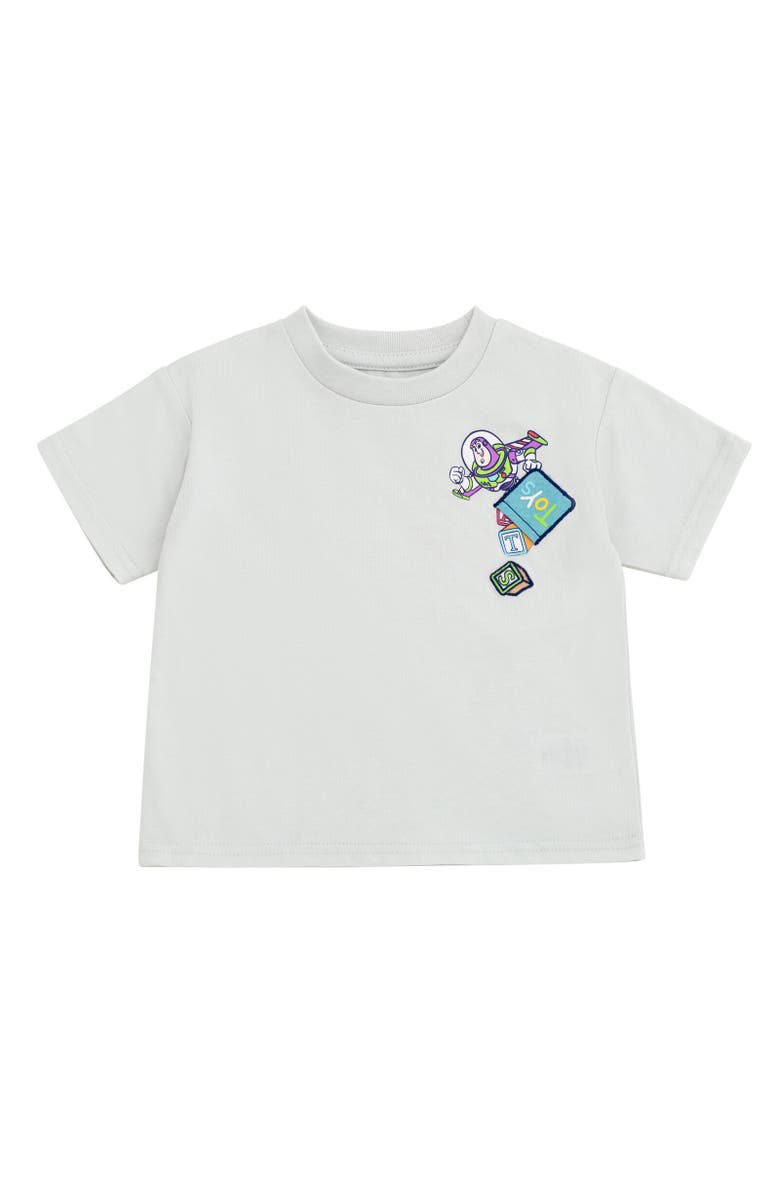 Disney T-Shirt & French Terry Shorts Set, Alternate, color, Toy Story Gray