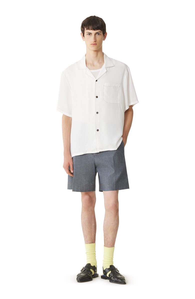 Lanvin White Shirt With Mother And Daughter Print On The Back, Main, color, White