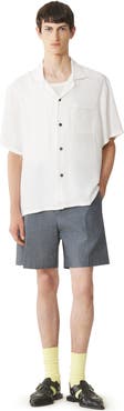 Lanvin White Shirt With Mother And Daughter Print On The Back