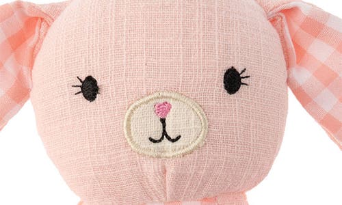 Stephen Joseph Baby Animal Crinkle Toy In Pink