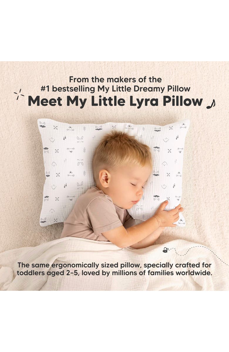KeaBabies My Little Lyra Pillow, Alternate, color, Nordic