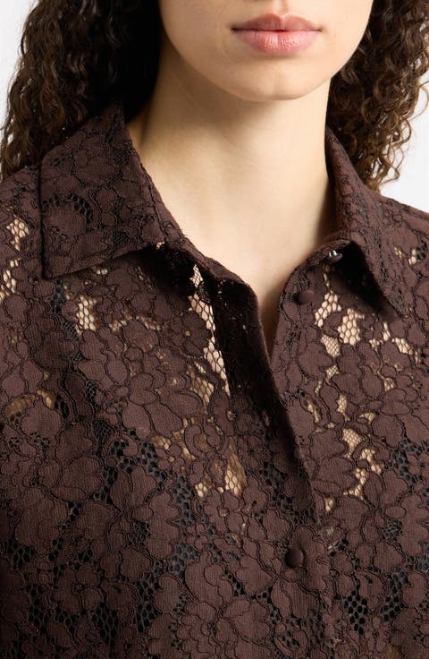 The Lace Standard Button-Up Shirt