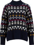 Barbour Larisa Fair Isle Wool & Cotton Blend Sweater