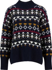 Barbour Larisa Fair Isle Wool & Cotton Blend Sweater