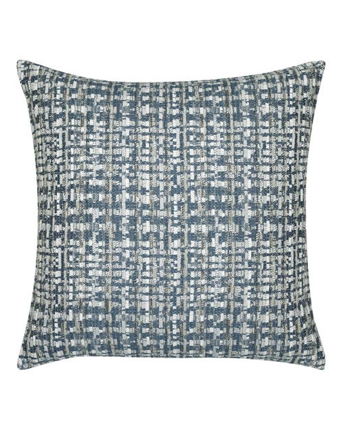 Elaine Smith Channel Indoor & Outdoor Woven Accent Pillow In Blue