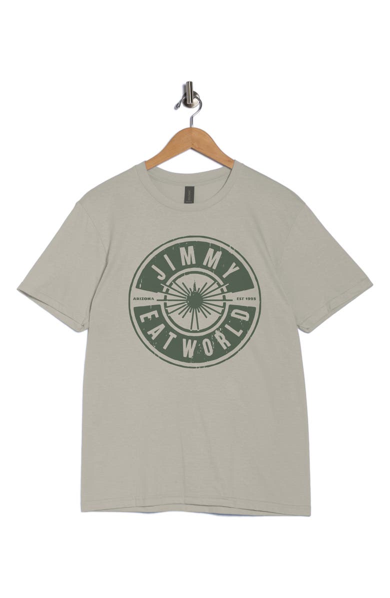 Monster Digital Jimmy Eat World Emblem Graphic T-Shirt, Alternate, color, Natural