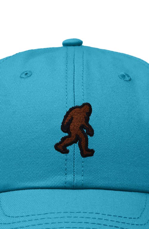 Dalix Sasquatch Embroidered Dad Hat In Teal