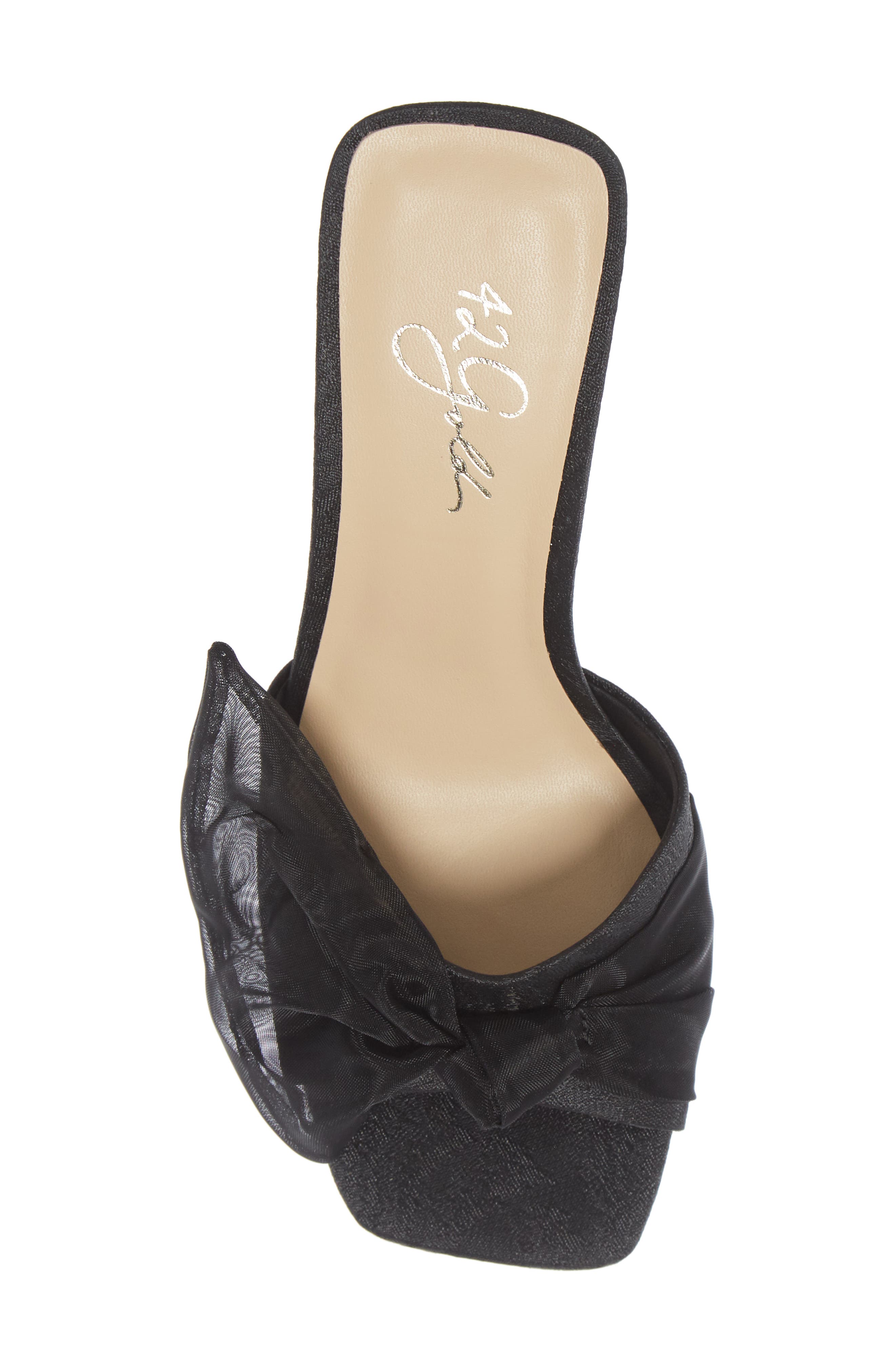 42 Gold Savvy Bow Slide Sandal, Alternate, color, 