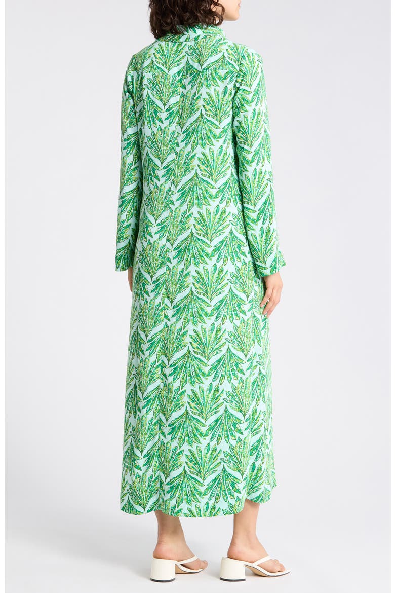 Simona Long Sleeve Shift Dress, Alternate, color, KITTS GREEN SHADY BABE