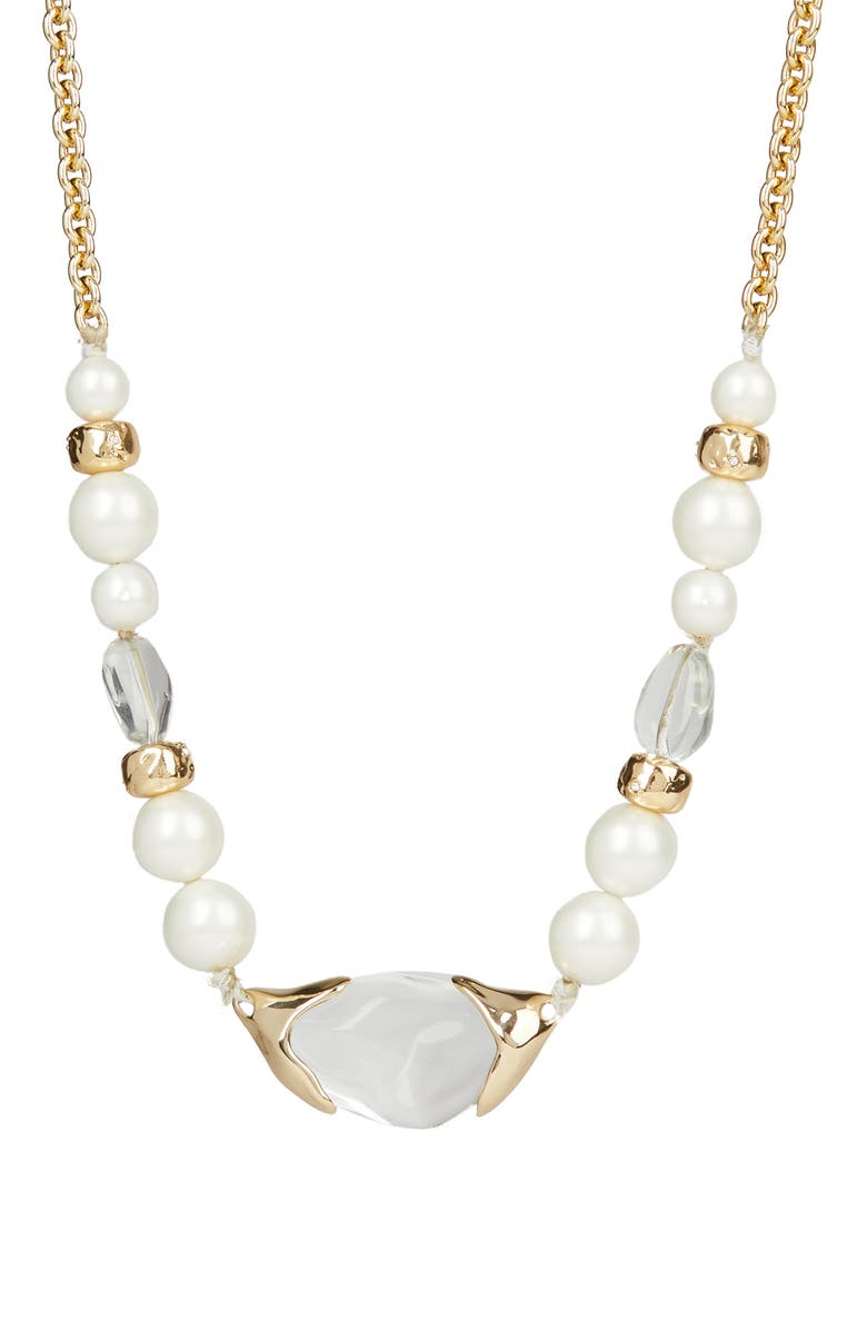 Alexis Bittar Asteria Nova Encased Pebble Strand Necklace, Main, color, 